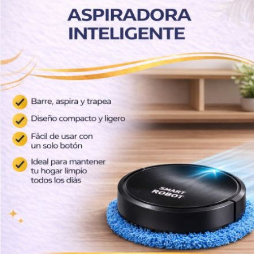 Aspiradora Inteligente Smart Robot 3 en 1