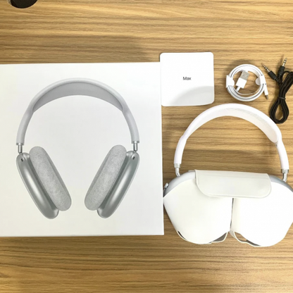Diadema Audífonos Air Pro Max — Vista completa con accesorios